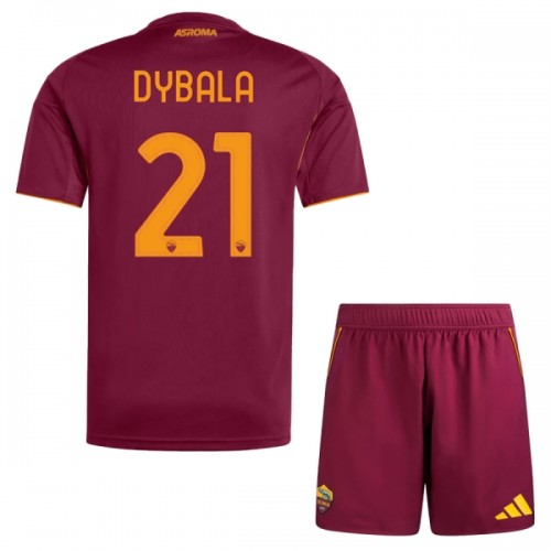 Conjunto/Equipación AS Roma Dybala 21 Niño Primera 2025-26 Conjunto/Equipación AS Roma Dybala 21 Niño Primera 2025-26